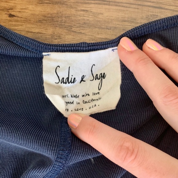 Sadie & Sage navy romper - Picture 8 of 11